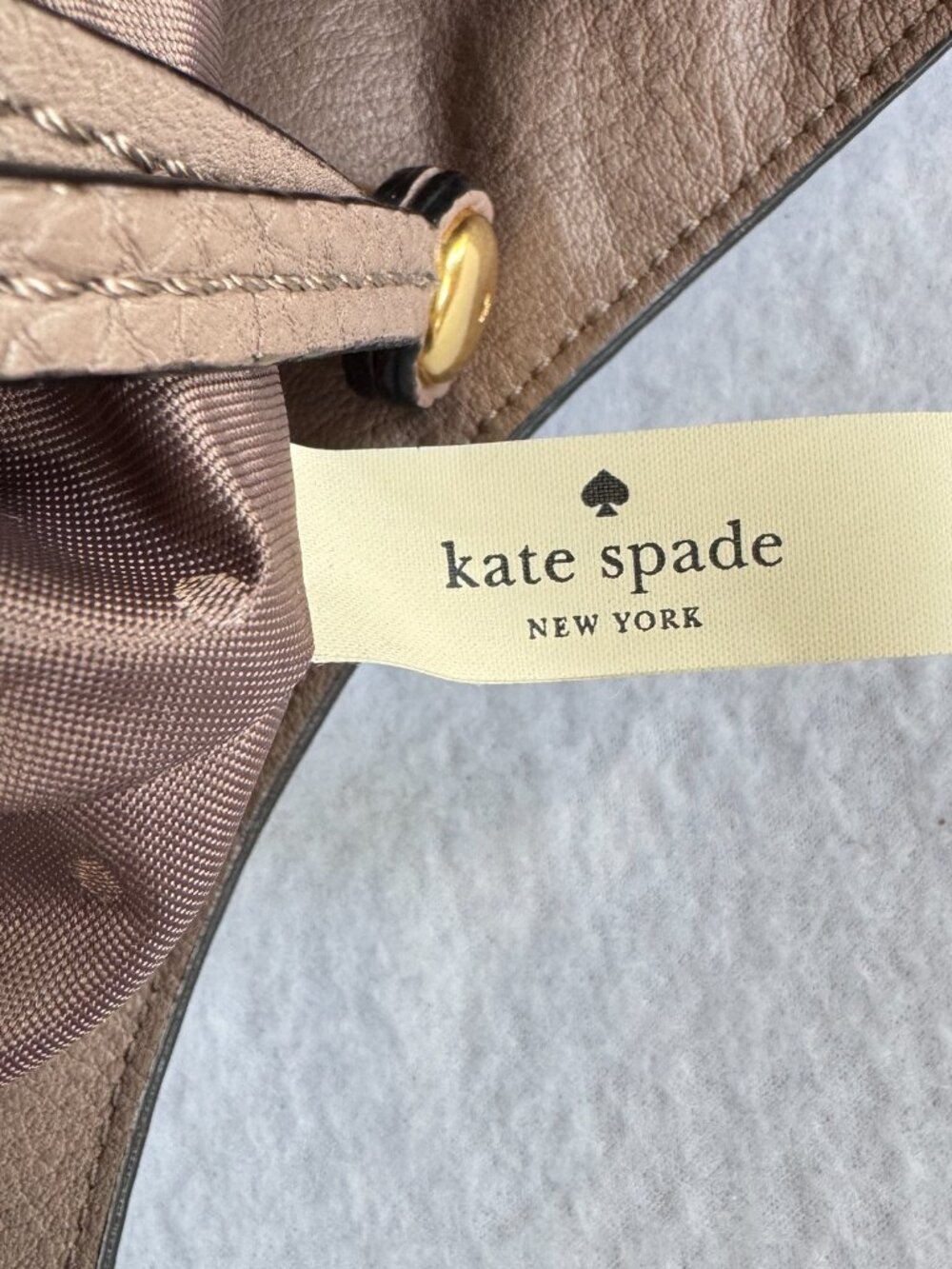 KATE SPADE New York NWOT Mauve James Street Mason Tassel Hobo Shoulder Bag - Picture 10 of 16